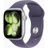 Apple Watch 11 42mm Aluminium Silver avec Purple Fog Sport Band S/M MEU64